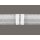 Haftfaltenband Klettfaltenband f&uuml;r Gardinen 2 Falten 1:2,0 50 mm transparent