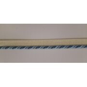 Paspelkordel Paspelband Kordel Kantenband Satin blau Breite 20 mm, Meterware