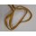 Paspelkordel Paspelband Kordel Band Satin gold Breite 18 mm, Meterware