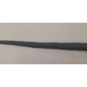 Paspelkordel Paspelband Kordel Band grau Breite 9 mm, Meterware