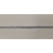 Paspelkordel Paspelband Kordel Band silber Breite 8 mm, Meterware