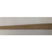 Paspelkordel Paspelband Kordel Band Satin hellbraun Breite 8 mm, Meterware