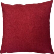 Kissenh&uuml;lle Kissen Bezug Landhaus Filz optik einfarbig rot, 38x38-46x46 cm