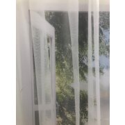 Stores Gardine Stoff feine Gitter uni wei&szlig;...