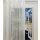 Stores Gardine Stoff Streifen rohweiß braun beige transparent, Reststück 1,2  m