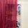 Deko Stoff Gardine Vorhang Voile pink einfarbig uni, transparent, Meterware