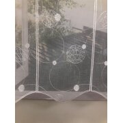 Pannaux Bistro Gardine Scheibengardine Stickerei Kreise...