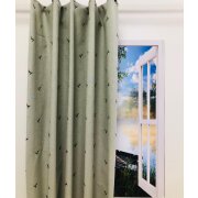 Landhaus Gardine Vorhang Dekoschal springender Hirsch...