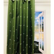 Landhaus Gardine Vorhang Dekoschal springender Hirsch...