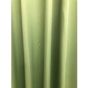 Dekostoff Gardine Vorhang uni einfarbig Querstruktur gr&uuml;n blickdicht, Meterware