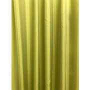 Dekostoff Gardine Vorhang Batida uni einfarbig grün blickdicht, Reststück 2,5 m