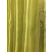 Dekostoff Gardine Vorhang einfarbig uni apfelgr&uuml;n transparent, Meterware