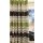 Dekostoff Gardine Vorhang Streifen wei&szlig; braun gr&uuml;n teiltransparent, Meterware