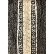 M&ouml;belbezug Bezug Polster Webstoff Streifen Blumen beige grau natur, Meterware