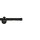 Gardinenstange Vorhangstange Innenlauf Carrera 19 mm schwarz Kappe einläufig 200 cm