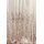 Stickereistores Gardine Stores bestickt Blumen creme taupe transparent, Reststück 1m