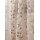 Stickereistores Gardine Stores bestickt Blumen creme taupe transparent, Reststück 1m