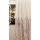 Stickereistores Gardine Stores bestickt Blumen creme taupe transparent, Reststück 1m