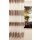 Dekostoff Vorhang Gardine Streifen Kringel beige taupe teiltransparent, Meterware