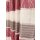 Dekostoff Vorhang Gardine Streifen rot grau wei&szlig; teiltransparent, Restst&uuml;ck 6,2m