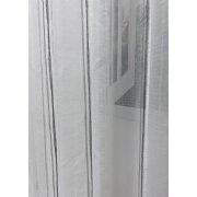 Stores Vorhang Leinenoptik wei&szlig; Streifen creme grau taupe transparent, Meterware