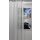 Stores Vorhang Leinenoptik wei&szlig; Streifen creme grau taupe transparent, Meterware