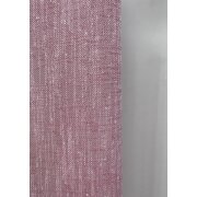 Dekostoff Gardine Vorhang Leinenoptik rosa transparent,...