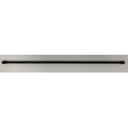 Vitragenstange Scheibenstange Kugel schwarz matt ausziehbar 40-60 cm