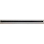 Vitragenstange Scheibenstange Kugel schwarz matt ausziehbar 40-60 cm