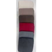 Kissen Stuhlkissen Sitzkissen Velour, Schaumstoff und RV, 38 x 38 cm, Farbauswahl