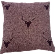 Kissenhülle Kissen Bezug Landhaus Hirschkopf,...