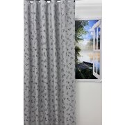 Landhaus Dekostoff Vorhang Natur-Optik Blumen...