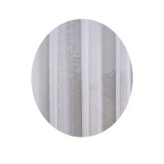 FERTIGSTORE EFFEKTVOILE STREIFEN "KYRA" 450cm x 145 cm Farbe WEISS