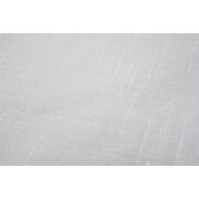 FERTIGSTORE UNI LEINENSTRUKTUR "CROSTA" 500cm x 145 cm Farbe WEISS