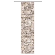 HOME in green | SCHIEBEVORHANG BAMBUSOPTIK RECYCELT DIGITALDRUCK | PARETE 60cm x 245 cm Farbe NATUR