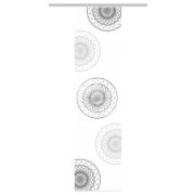 HOME in green | SCHIEBEVORHANG BAMBUSOPTIK RECYCELT DIGITALDRUCK | MANDIGO 60cm x 245 cm Farbe GRAU