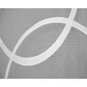 SCHIEBEVORHANG JACQUARD TRANSPARENT "PINALE" 57cm x 245 cm Farbe WEISS