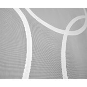 SCHIEBEVORHANG JACQUARD TRANSPARENT "PINALE" 57cm x 245 cm Farbe WEISS