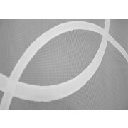 SCHIEBEVORHANG JACQUARD TRANSPARENT "PINALE" 57cm x 245 cm Farbe WEISS