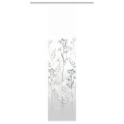 VISION S | SCHIEBEVORHANG BAMBUSOPTIK DIGITALDRUCK | HELVIN 60cm x 260 cm Farbe GRAU