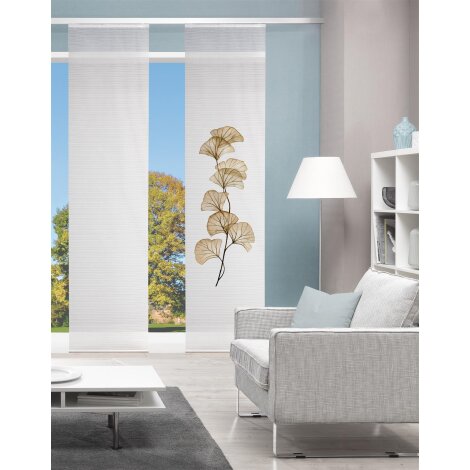 VISION S | SCHIEBEVORHANG BAMBUSOPTIK DIGITALDRUCK | BERTO 60cm x 260 cm Farbe SAND