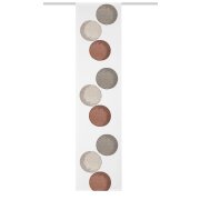 SCHIEBEVORHANG EFFEKTVOILE SCHERLI "REMONA" 60cm x 245 cm Farbe KUPFER