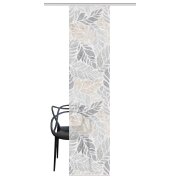 VISION S | SCHIEBEVORHANG BAMBUSOPTIK DIGITALDRUCK | LISIO 60cm x 260 cm Farbe GRAU