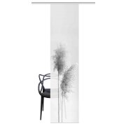 VISION S | SCHIEBEVORHANG BAMBUSOPTIK DIGITALDRUCK | IRLOS 60cm x 260 cm Farbe GRAU