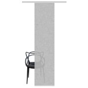 VISION S | SCHIEBEVORHANG BAMBUSOPTIK DIGITALDRUCK | PIVE 60cm x 260 cm Farbe SILBER