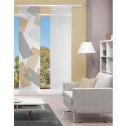 VISION S | SCHIEBEVORHANG BAMBUSOPTIK DIGITALDRUCK "NAYAH" 60cm x 260 cm Farbe GOLD