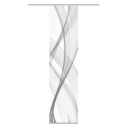 VISION S | SCHIEBEVORHANG BAMBUSOPTIK DIGITALDRUCK "PACOLIA" 60cm x 260 cm Farbe GRAU