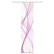 VISION S | SCHIEBEVORHANG BAMBUSOPTIK DIGITALDRUCK "PACOLIA" 60cm x 260 cm Farbe PINK
