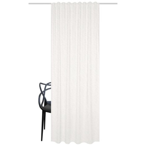 FERTIGSCHAL THERMO WOLLOPTIK "TEDDY" 135cm x 245 cm Farbe WOLLWEISS