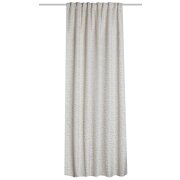 FERTIGSCHAL DEKO JACQUARD SCHRUMPFGARN "MINAS" 140cm x 245 cm Farbe BEIGE